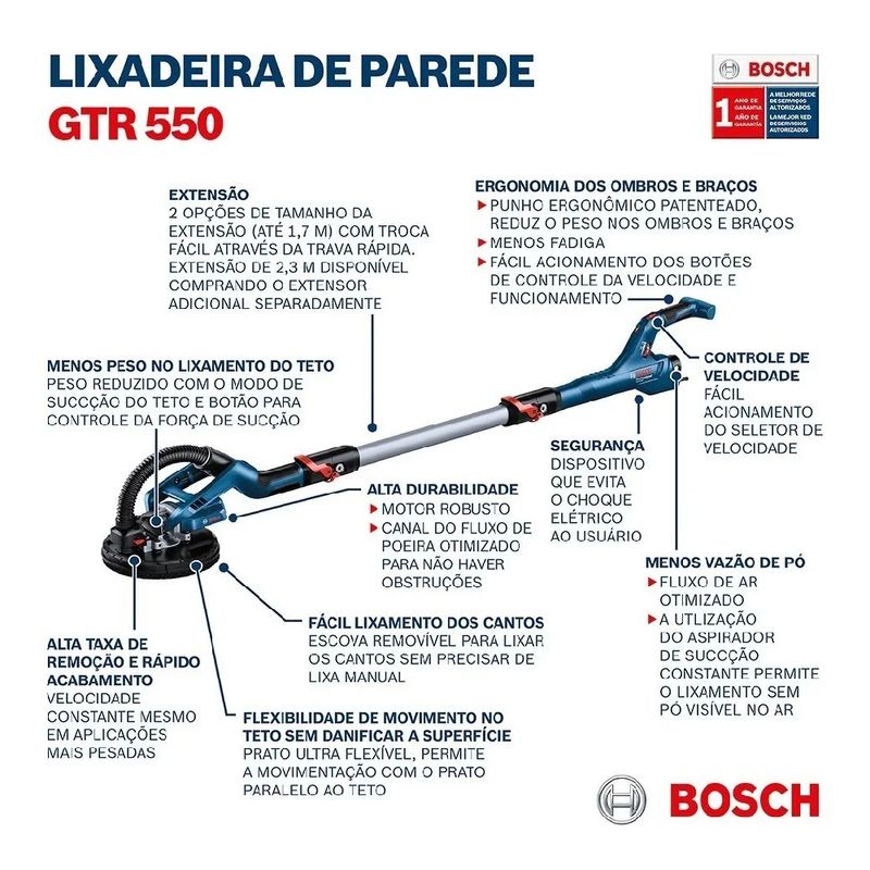 Lixadeira-de-Parede-127V-GTR-550-com-MALETA-BOSCH-