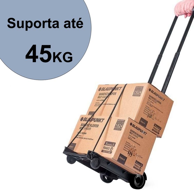 Carro-Carga-Leve-45KG-Dobravel-4594-GORILLAZ-