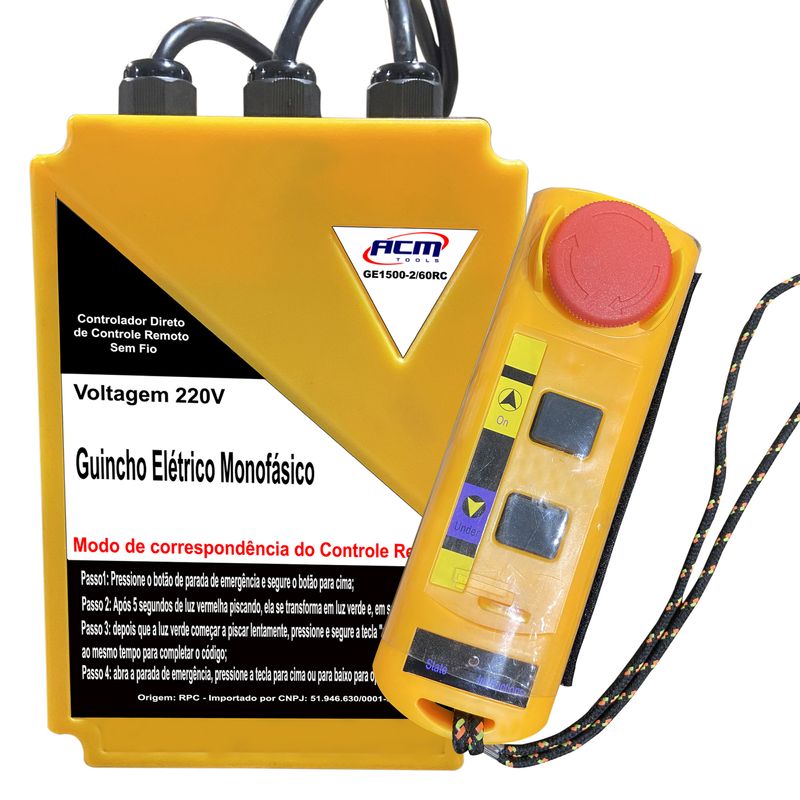 Guincho-Eletrico-750-1500KG-60MTs-FIXO-COM-CONTROLE-220V-GE1500-2-60RC-ACM-TOOLS