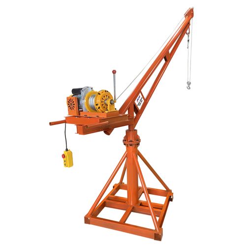 Mini Grua 800Kg com Guincho Elétrico cabo de aço de 30 Metros GRU800/30E  ACM TOOLS