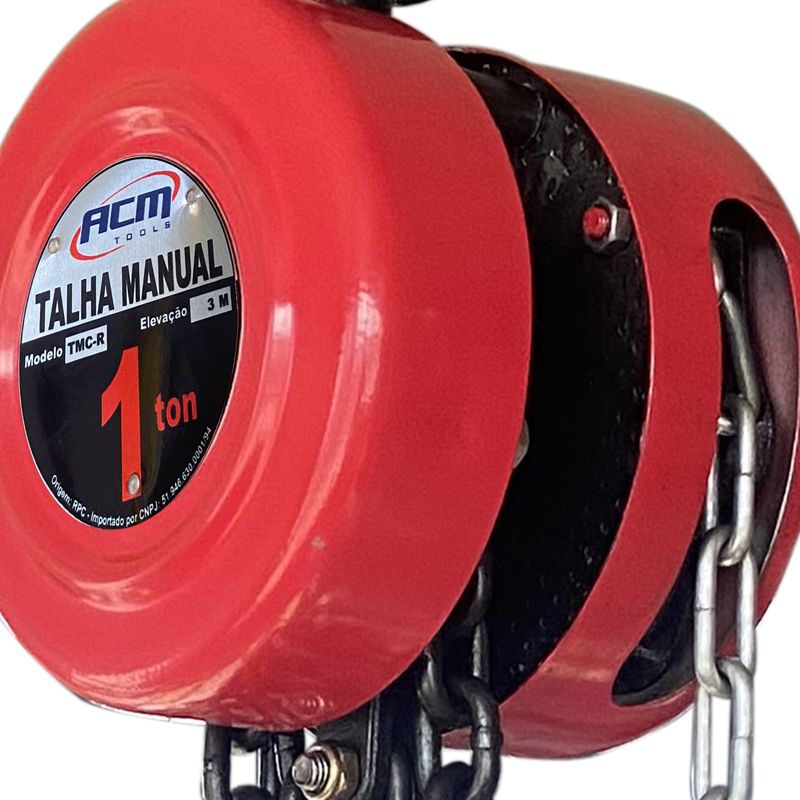 Talha-Manual-Redonda-1Ton-x-3Mts-TMC1000-3R-ACM-TOOLS