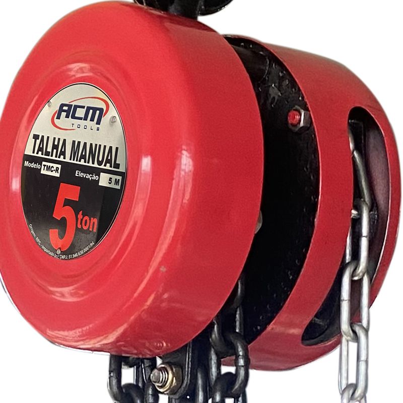 Talha-Manual-Redonda-5Ton-x-5Mts-TMC5000-5R-ACM-TOOLS