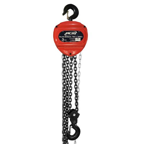 Talha Manual 3Ton x 3Mts TMC3000/3L ACM TOOLS