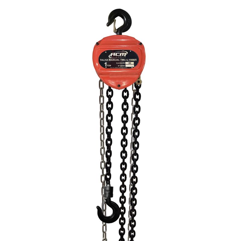 Talha-Manual-1Ton-x-5Mts-TMC1000-5L-ACM-TOOLS-