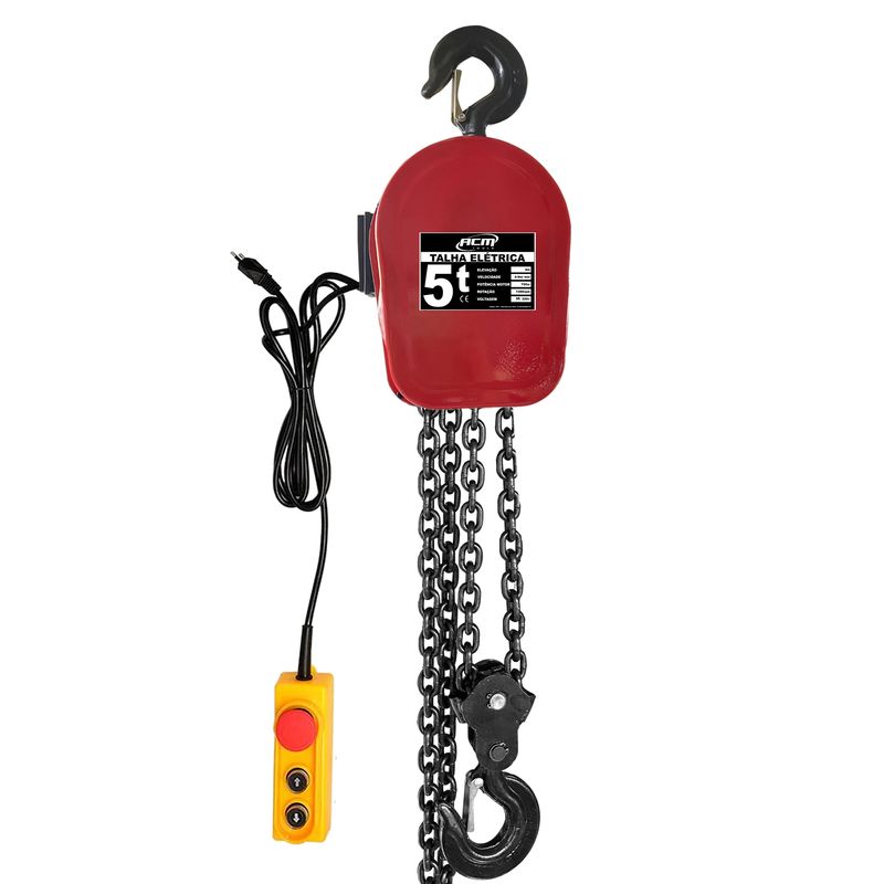 Talha-Eletrica-de-Corrente-Fixa-5Ton-x-6Mts-220v-Trifasica-GS5000-6-ACM-TOOLS