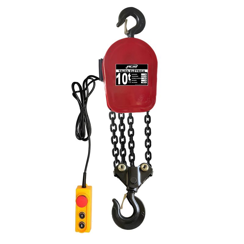Talha-Eletrica-de-Corrente-Fixa-10Ton-x-6Mts-220v-Trifasica-GS10000-6-ACM-TOOLS