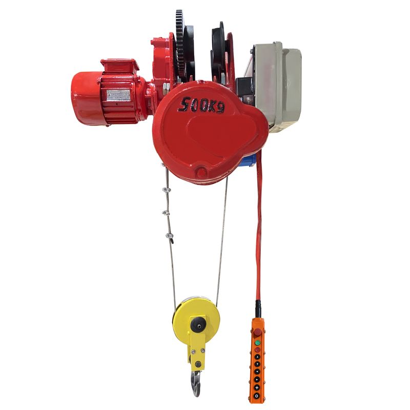 Talha-Eletrica-500Kg-x-9Mts-com-Cabo-de-Aco-e-Troley-Eletrico-220V-TECA500-9-ACM-TOOLS