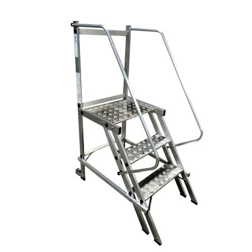 Escada plataforma em Aluminio 75CM 02 DEGRAUS ESCALEVE