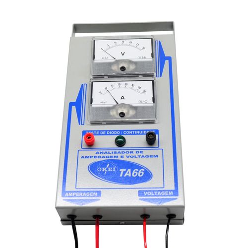 TESTE ANALIZADOR AMPERIMETRO  60A TA-066 OKEI