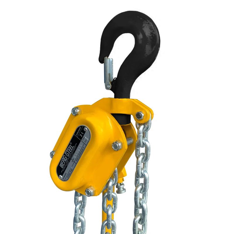 Talha-Manual-3-Ton-x-15m-Alavanca-Berg-Steel-RECONDICIONADO