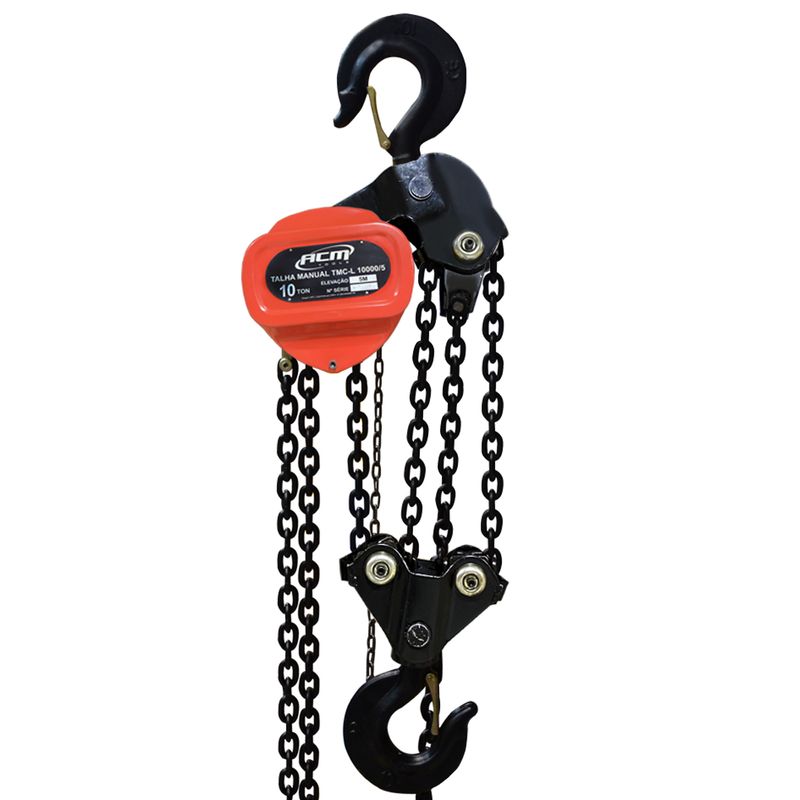 Talha-Manual-10Ton-x-5Mts-TMC10000-5L-ACM-TOOLS
