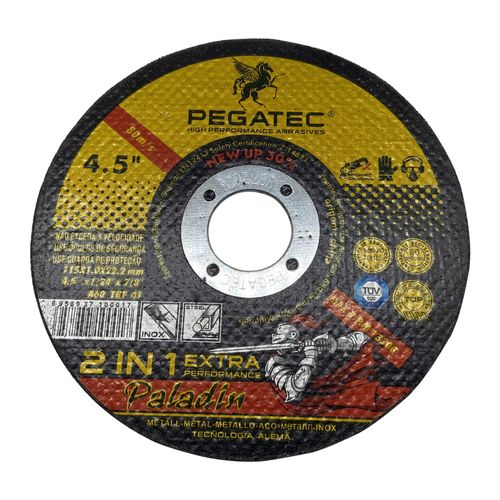 Disco de Corte 115x 1,0x 22,23mm  A60 TBF41  Ref PT11510 PEGATEC
