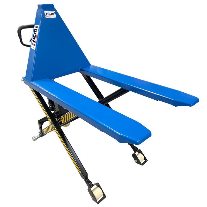 Carro-Hidraulico-Paleteira-Pantografica-Manual-1Ton-largo-TP1000-NYLON-ACM-TOOLS