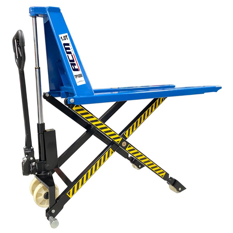 Carro-Hidraulico-Paleteira-Pantografica-Manual-1Ton-largo-TP1000-NYLON-ACM-TOOLS