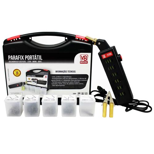 Soldador de Plasticos e Parachoques PARAFIX 220V 20111 V8 BRASIL