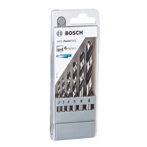 Jogo de Brocas HSS POINTEQ 6 Peças 2608577346000 BOSCH