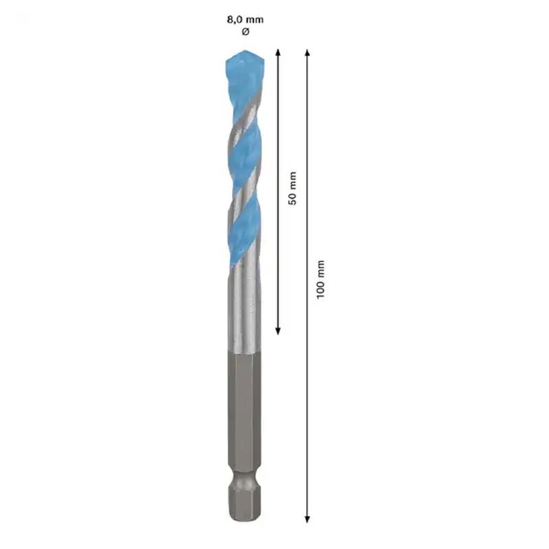 Broca-MULTI-CONSTRUCTION-8MMx50MMx100MM-125200100042-BOSCH