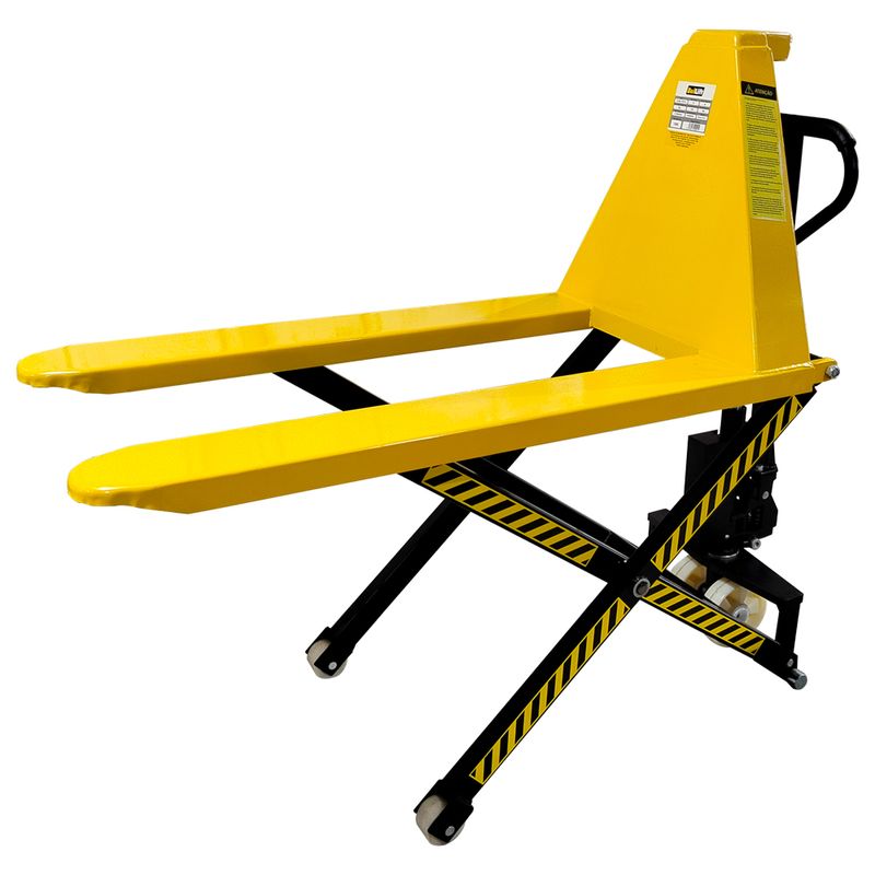 Carro-Hidraulico-Paleteira-1Ton-Roda-Simples-Nylon-LARGO-Pantografico-Ref-JF6851150-1N-BELTOOLS
