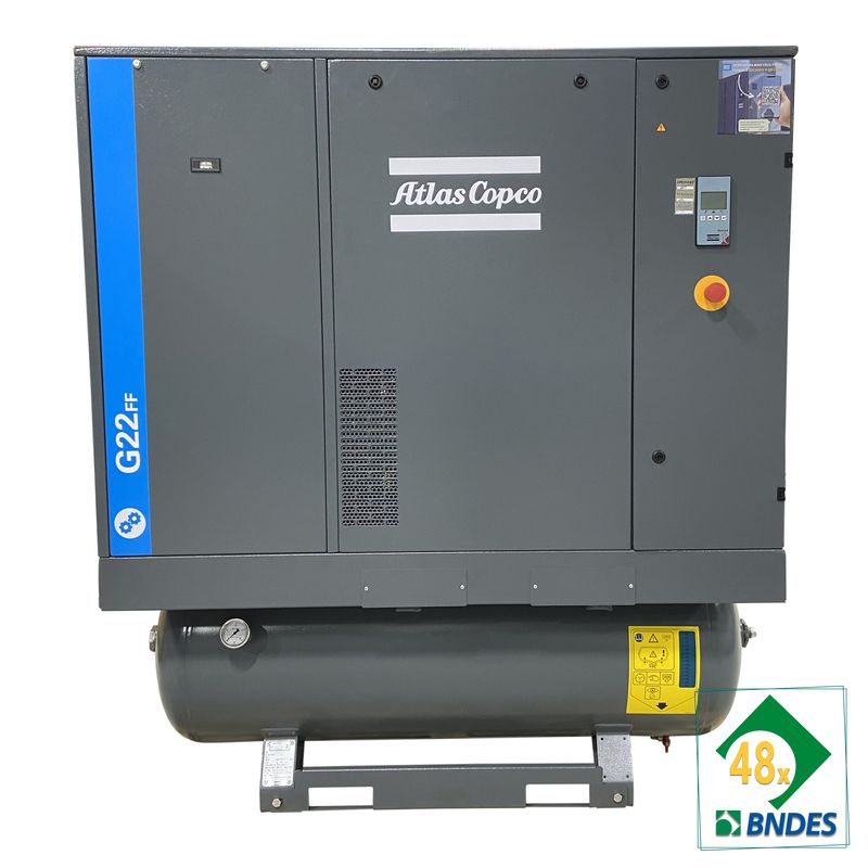 Compressor-Ar-Parafuso-G22-125AFF-TM-265L-220V-60HZ-ATLAS-COPCO