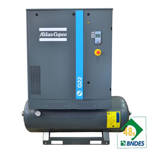 Compressor Ar Parafuso G22 125AP TM265L 380V 60HZ ATLAS COPCO
