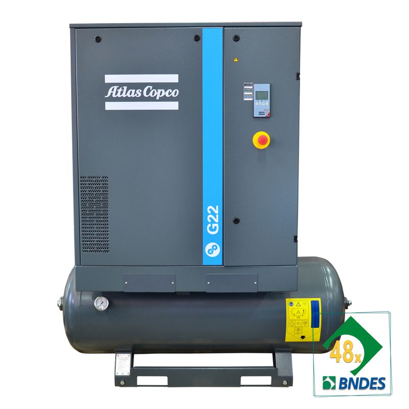 Compressor-Ar-Parafuso-G22-125AP-TM265L-380V-60HZ-ATLAS-COPCO