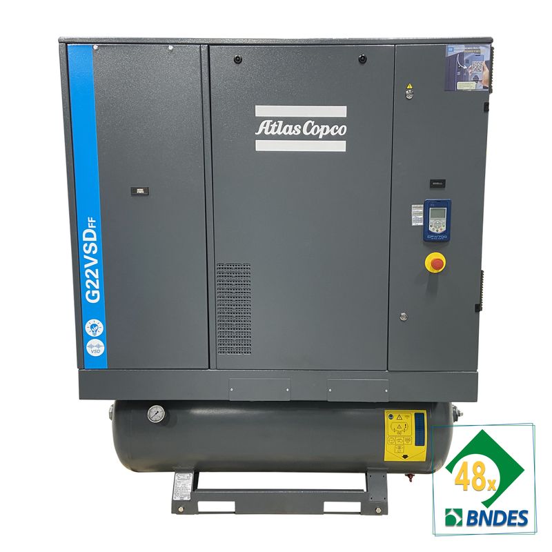 Compressor-Ar-Parafuso-G22-125AFF-TM265L-380V-60HZ-ATLAS-COPCO-VSD