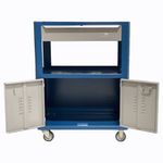 Carro-Porta-Ferramentas-Semi-Fechado-com-1-Gaveta-Azul-Ref-C05-FERCAR