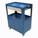 Carro-Porta-Ferramentas-Semi-Fechado-com-1-Gaveta-Azul-Ref-C05-FERCAR