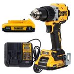 Parafusadeira-e-Furadeira-de-Impacto-a-Bateria-20V-2-Baterias-e-Carregador-DCD7781D2BR-DEWALT-