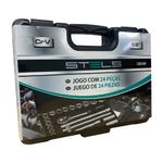 Jogo-de-soquete-1-2-de-8-32MM-estriado-24Pecas-com-catraca-135769-STELS