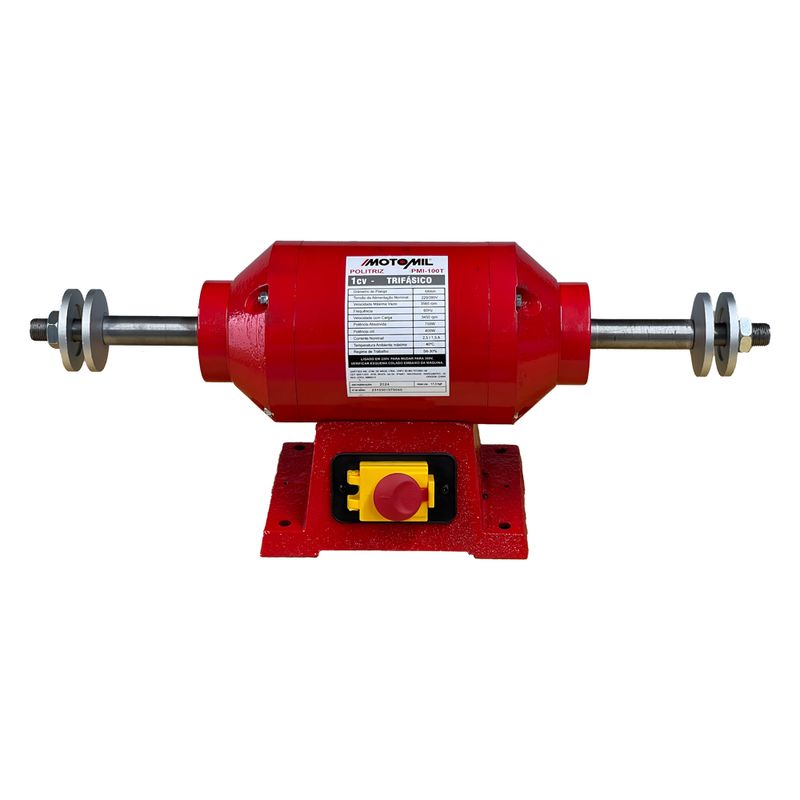 Politriz-de-Bancada-1cv-220V-60Hz-Trifasica-PMI-100T-MOTOMIL