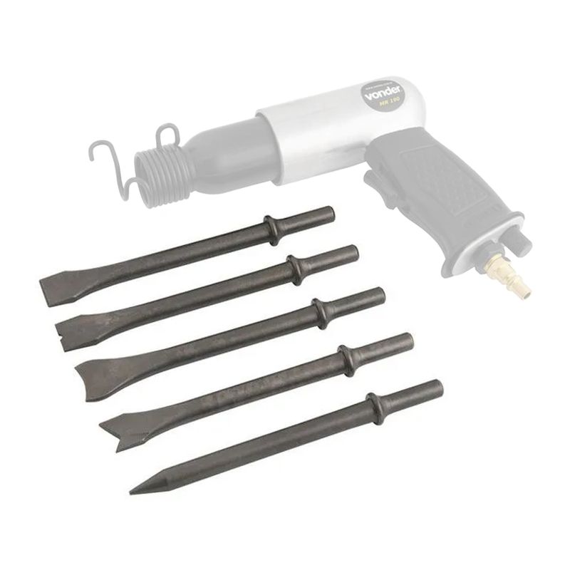 Kit-Talhadeira-4pecas-120MM-759118-Para-Martelete-Pneumatico-7591-BREMEN