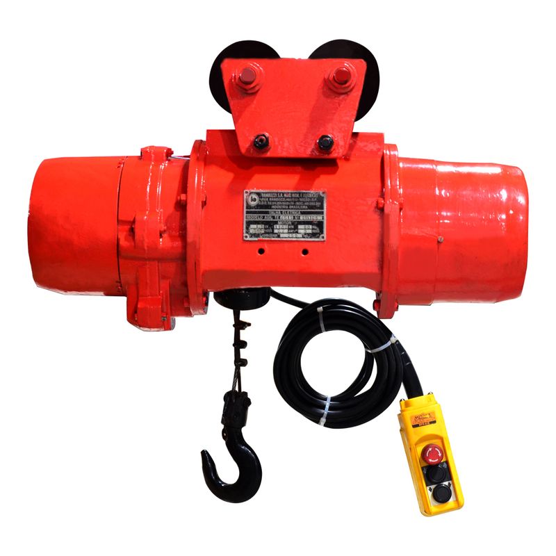 Talha-Eletrica-025-Ton-X-9-m-com-Troley-Manual-TE6518-Bambozzi-RECONDICIONADO