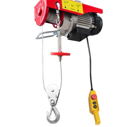 Talha Elétrica 600/1200Kg 12Mts Cabo de Aço 220V Monofásica PA1200-3 ACM TOOLS