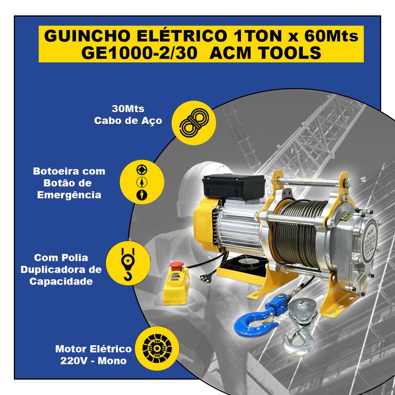 Guincho-Eletrico-1Ton-x-30Mts--220v-Cabo-de-Aco-GE1000-3AL--Acm-Tools--4-.jpg