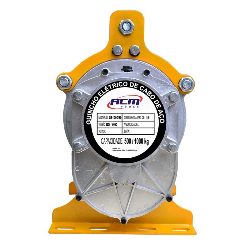 Guincho-Eletrico-500-1000KG-30Mts-fixo-220V-MONOFASICO-GE1000-2-30-ACM-TOOLS