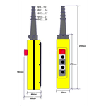 Botoeira-Completa-para-Talhas-com-Troley-Eletrico-1-Velocidade-4-Botoes-1-Botao-de-Emergencia-ACM-TOOLS-