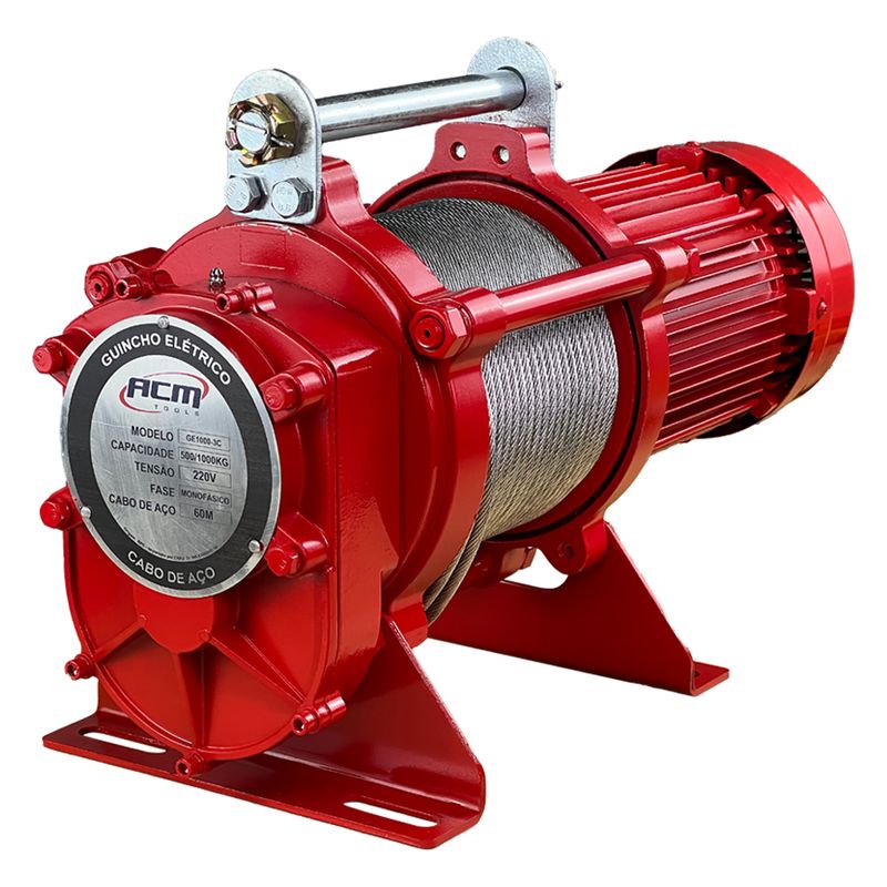 Guincho-Eletrico-Fixo-1Ton-x-60Mts-220V-GE1000C-60-ACM-TOOLS