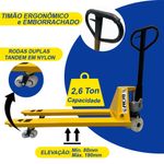 Paleteira-Hidraulica-Manual-26Ton-Estreito-Rodas-em-Nylon-Tandem-TL26RT-ACM-TOOLS