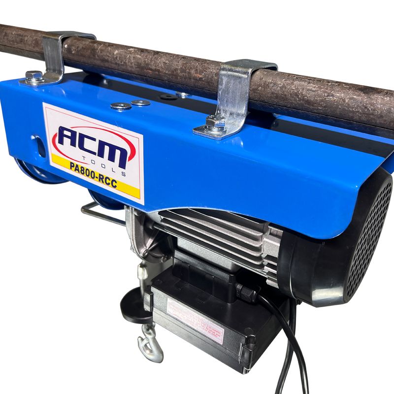 Guincho-Talha-Eletrica-Profissional-com-Controle-Remoto-400-800Kg-Elevacao-12Mts-PA800RCC-ACM-TOOLS