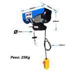 Guincho-Talha-Eletrica-Profissional-com-Controle-Remoto-150-300Kg-Elevacao-12Mts-PA300RCC-ACM-TOOLS