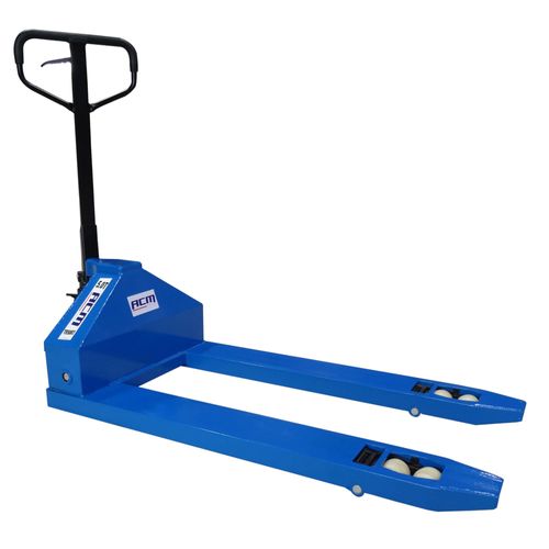 Paleteira Hidráulica Manual 5Ton Largo Roda Nylon Tandem TR50RT ACM TOOLS
