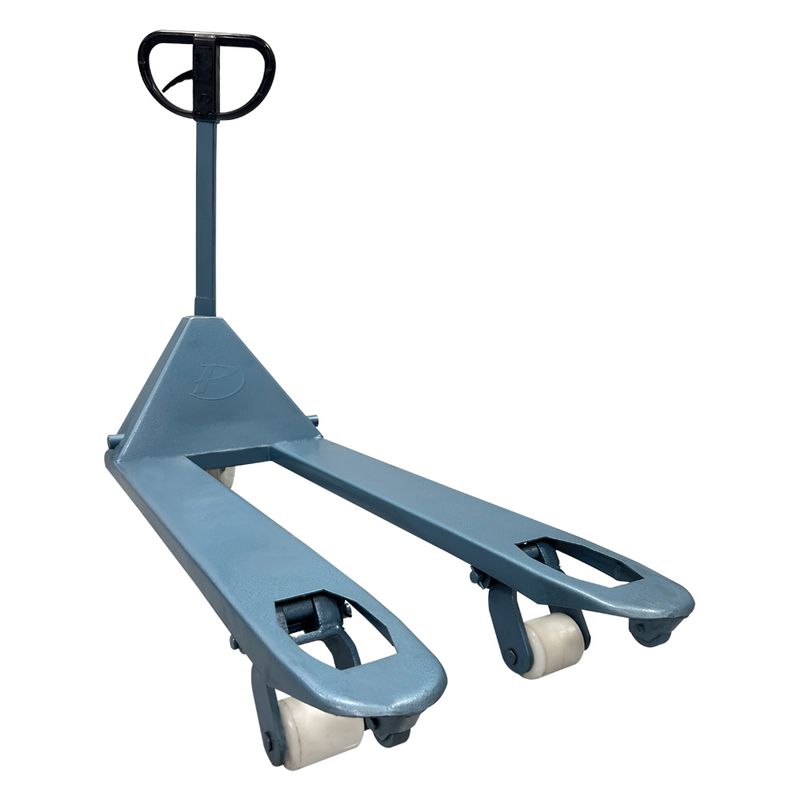 Paleteira-Hidraulica-Manual-2Ton-Estreito-Rodas-em-Nylon-PALETRANS-RECONDICIONADO