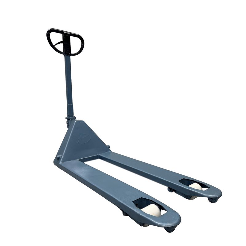 Paleteira-Hidraulica-Manual-2Ton-Estreito-Rodas-em-Nylon-PALETRANS-RECONDICIONADO