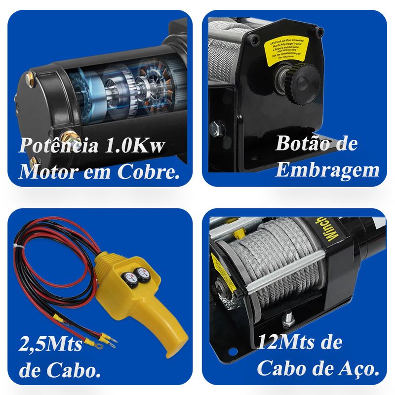 Guincho-Eletrico-12V-1360Kg---3000Lbs-com-Cabo-de-Aco-GE1360-ACM-TOOLS