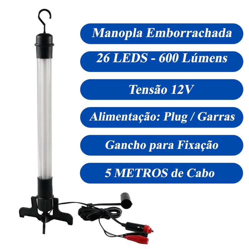 Cordao-Pendente-de-Luz-de-Led-600-Lumens-8W-com-5Mts-de-Cabo-12V-9648-BREMEN