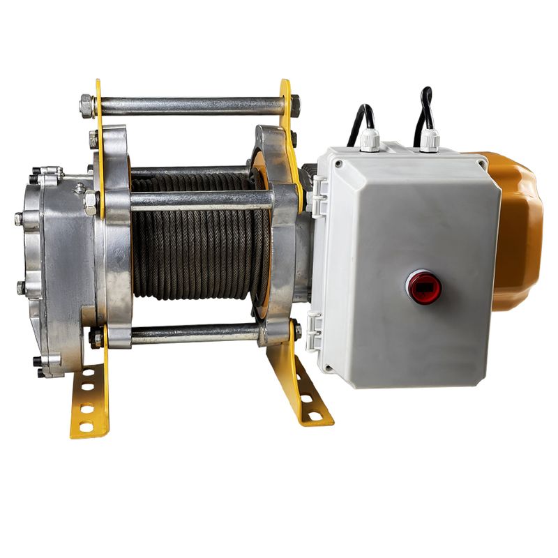 Guincho Eletrico Fixo 1000Kg 30Mts Cabo de Aco 220V Monofasico ACM Tools -3-