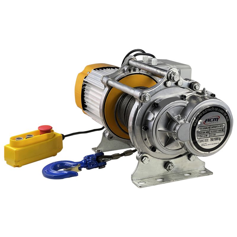 Guincho-Eletrico-Fixo-1500Kg-com-30Mts-Cabo-de-Aco-220V-Monofasico-GE1500-2-30-ACM-TOOLS