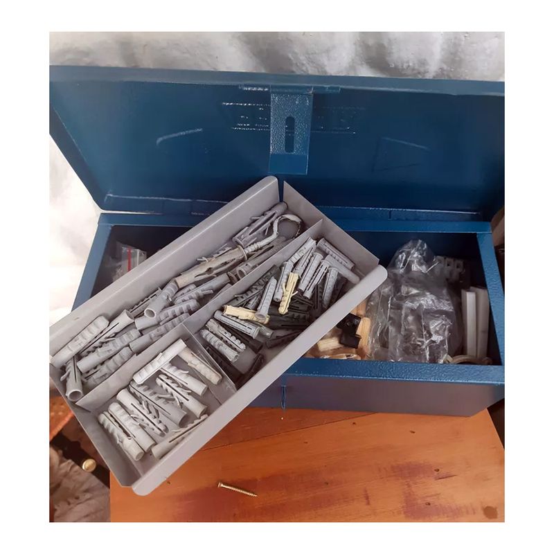 caixa ferramenta bau com estojo 30 cm MOD 00 FERCAR