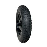 Roda borracha preta 300X8 EIXO 1 rol. rolete A04764-PU AXN -3-